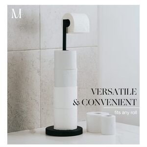 New Marmolux Toilet Paper Holder Matte Black